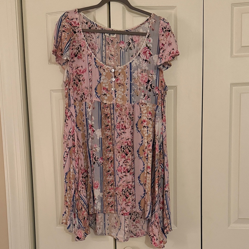 Show Me Your Mumu Floral Mini Dress